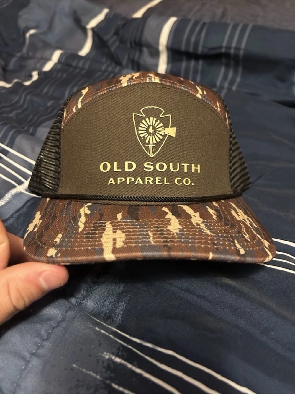 Brown Camo Trucker Hat